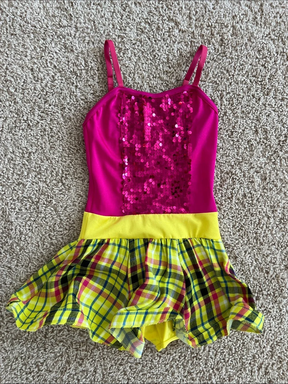 Girls Sequin Dance Set